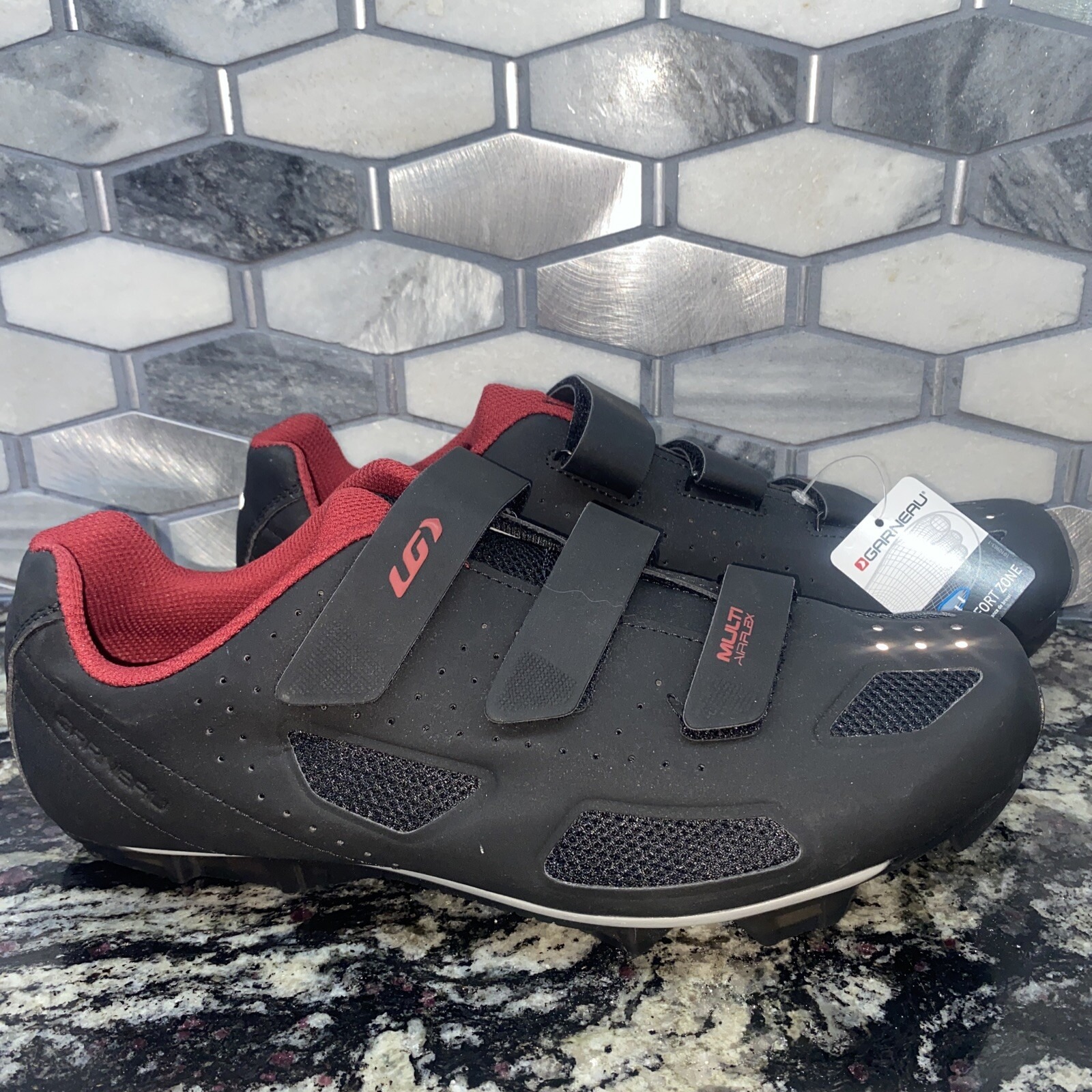 Louis Garneau Multi Air Flex Ii Cycling Shoes Black Men's Size 13 Nwt